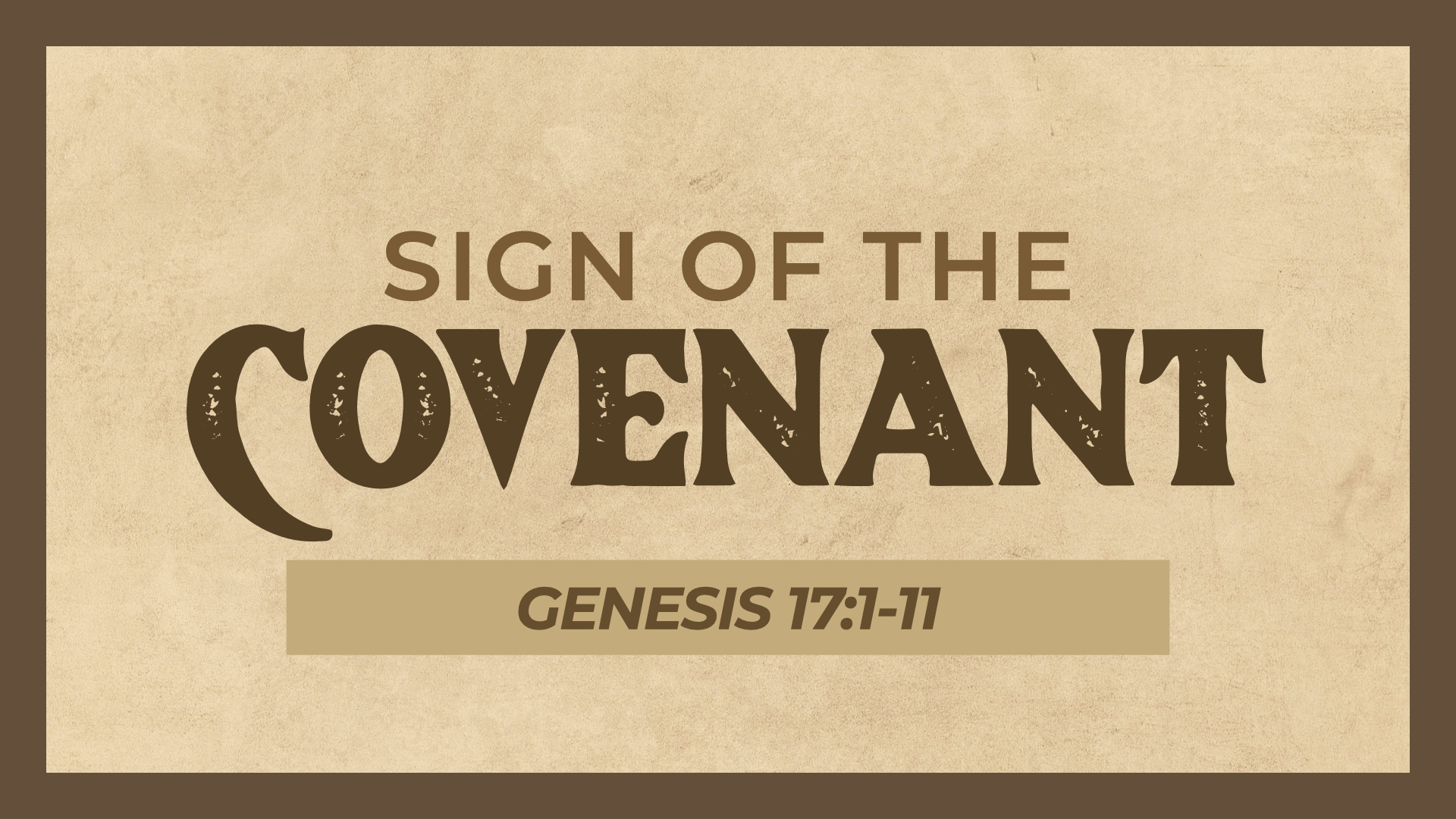 Sign of the Covenant