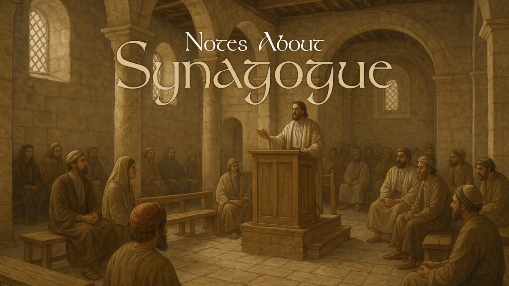 Notes About Synagogue