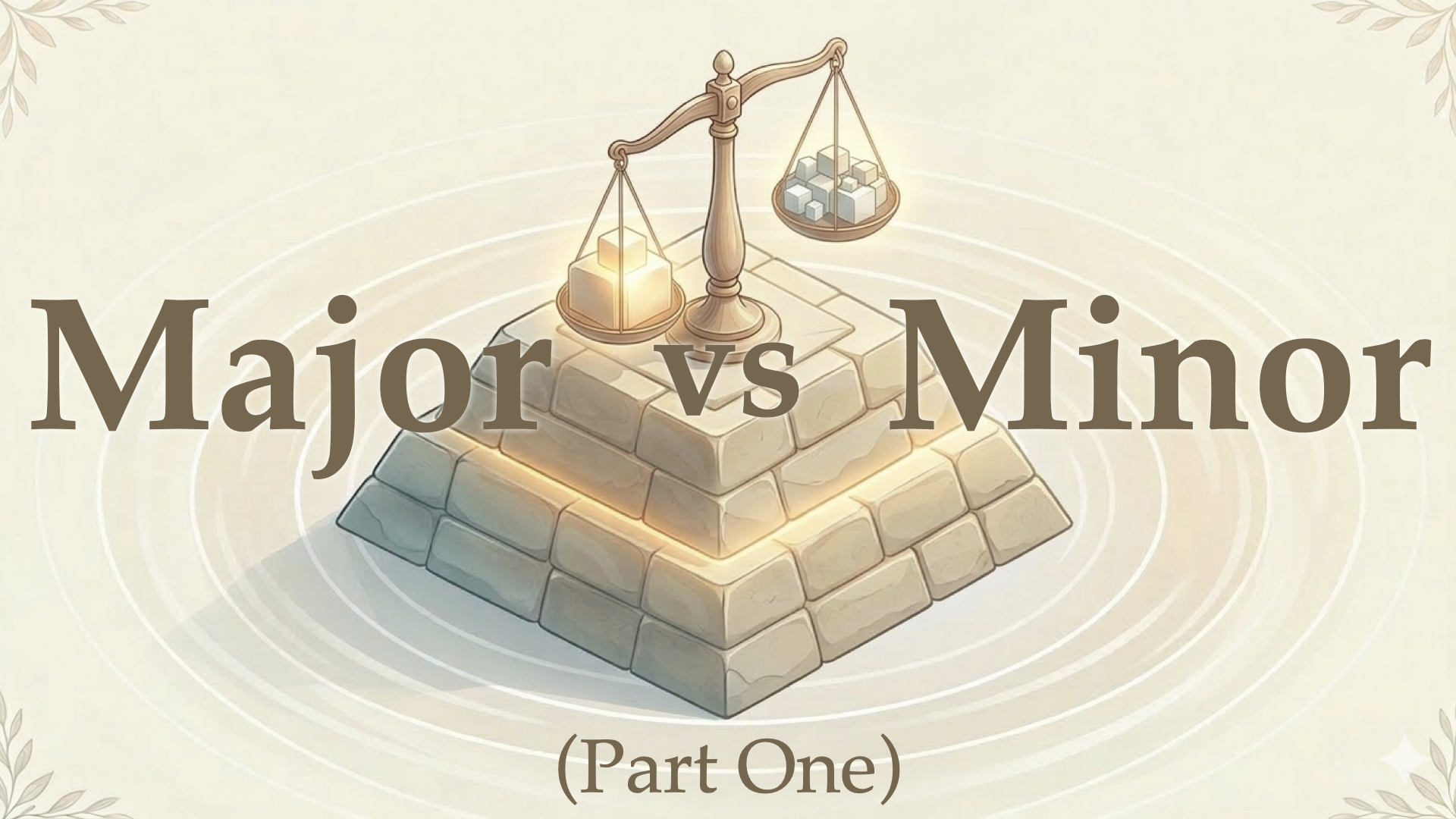 Major vs Minor